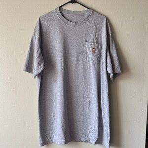 Carhartt Tall Men's Short Sleeve Tee in Heather Gray